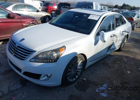 2014 Hyundai Equus Signature z USA, uszkodzony, nr VIN KMHGH4JH0EU089793